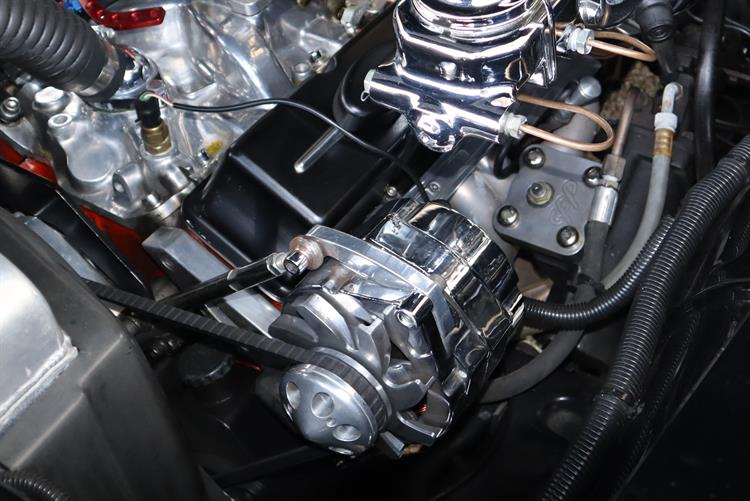 GM Chevy Chrome 110 AMP 10SI V-Belt 1 OEM Wire Alternator 55-86 SBC BBC Hot Rod