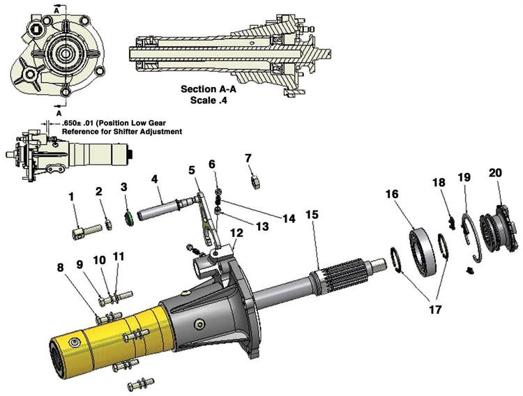 Bert 1300 Late Model Racing Transmission