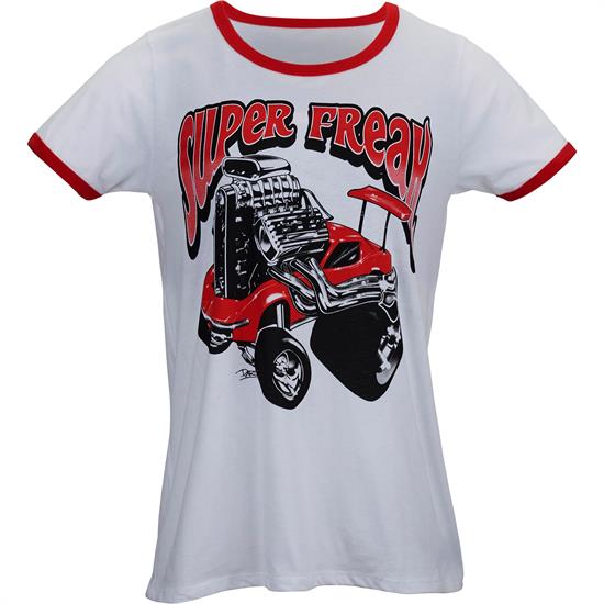 Styled by Shuten 100627WR Super Freak Ladies Ringer T-Shirt