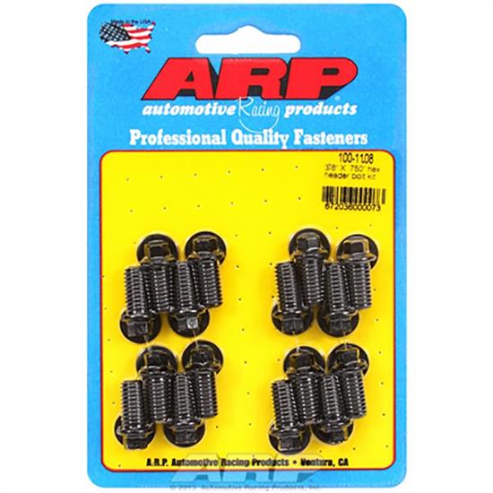 ARP 100-1108 Header Bolt & Stud Kit, 16 Piece