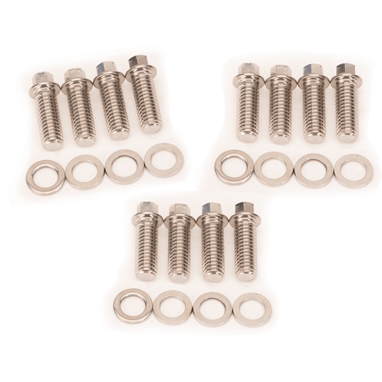 ARP 400-1109 Stainless Universal Header Bolts, 3/8 x 1 Inch