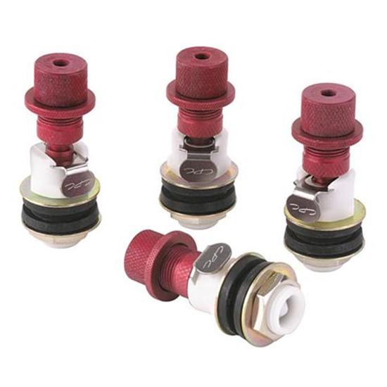 Kwik Change Products Bleedoffs W/ Plastic Adapters - Set of 4