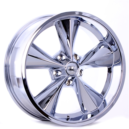 Boyds Wheels BC1-776540C Junkyard Dog 17x7 Chrome Wheel, 5 on 4-1/2
