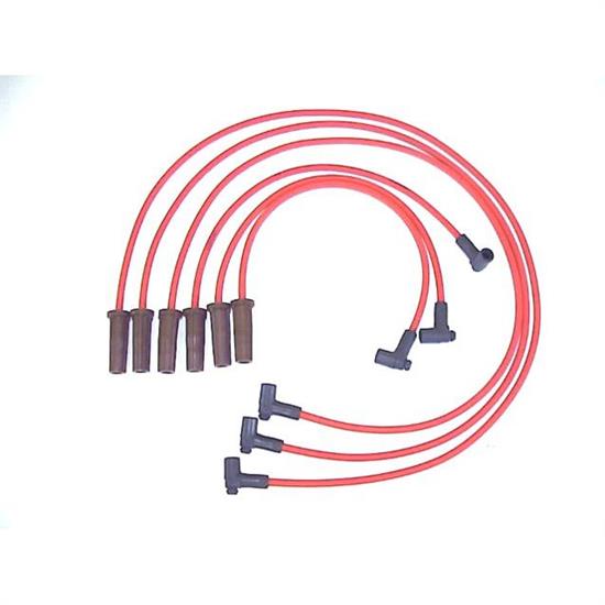 ProConnect 116003 Spark Plug Wire Set, 86-88 GM, 6 Piece Set, Red