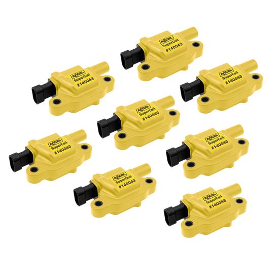 ACCEL 140043-8 Ignition Coil, GM LS2, LS3 and LS7, Super Coil, 8 Pack