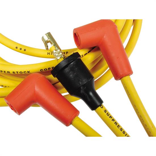 ACCEL 4039 Spark Plug Wire Set, 8mm, Super Stock, Yellow/Orange