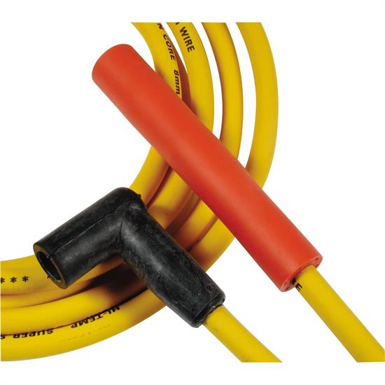 ACCEL 4068 Super Stock Spiral Core Race Wire Set, 8MM, Yellow