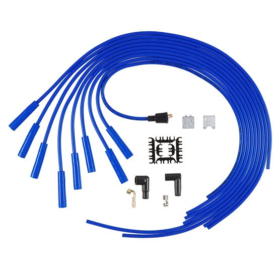 ACCEL 5040B Spark Plug Wire Set, 8mm, Super Stock, Blue/Blue