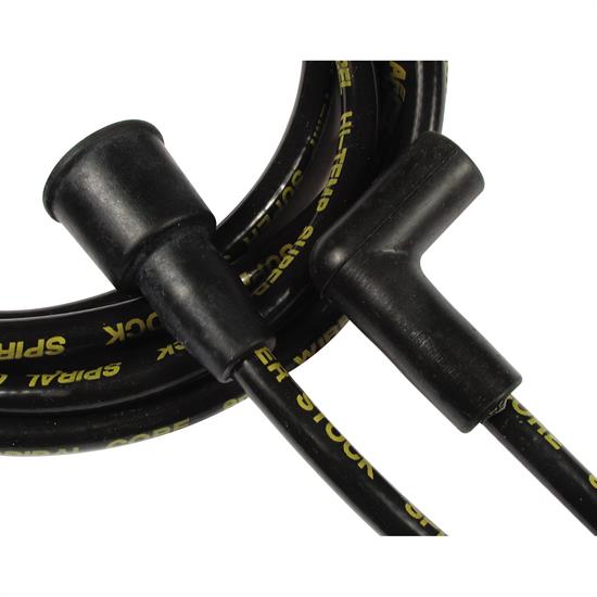 ACCEL 5044K Super Stock Spiral Core Race Wire Set, 8MM, Black
