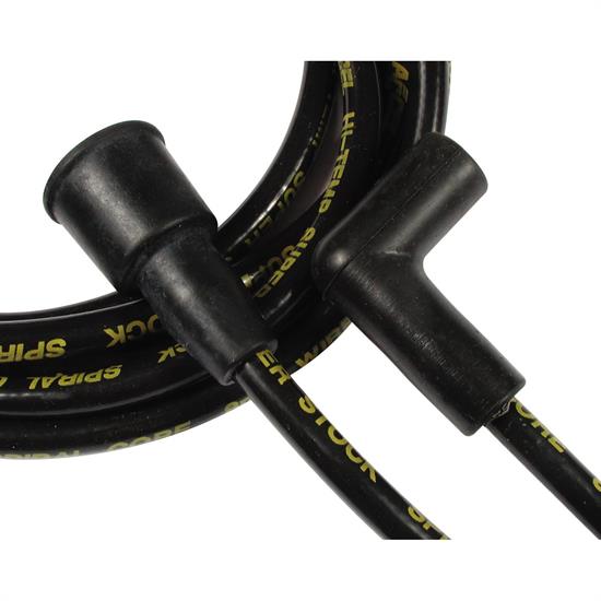 ACCEL 5044K Super Stock Spiral Core Race Wire Set, 8MM, Black