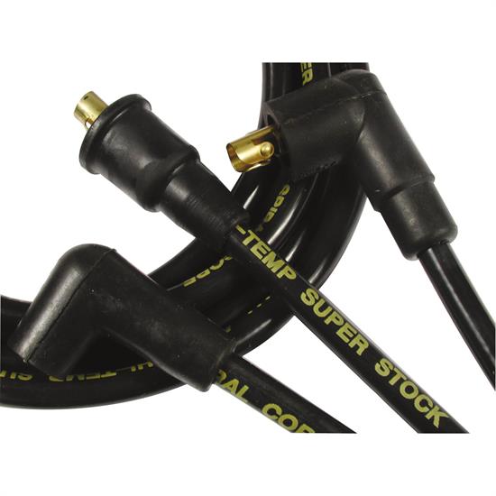 ACCEL 5072K Super Stock Ferro-Sprical Race Wire Set, 8MM, Black