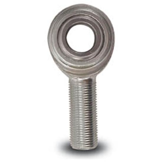 AFCO 10449 HD Shank Steel Heim Rod End, 5/8-18 LH Male, 1/2 Inch Hole