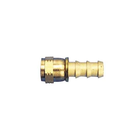 Straight Socketless Reuseable Push-On Hose End for -6 AN Fitting