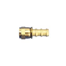 Straight Socketless Reuseable Push-On Hose End for -6 AN Fitting