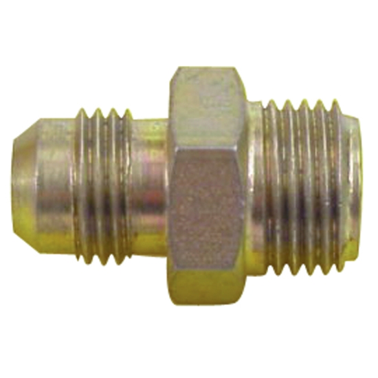 AFCO 37124 65-79 GM Power Steering Box Adapter Fitting-5/8-18 to -6 AN
