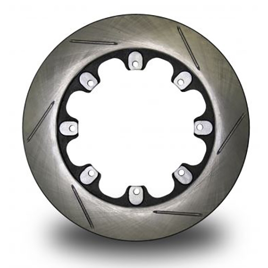 Afco 6640122 Slotted Pillar Vane LH Iron Brake Rotor, 11.75 x 1 Inch