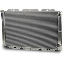 AFCO 80126N Double Pass Racing Radiator 31 Inch Wide, 1-1/2 Inch Inlet
