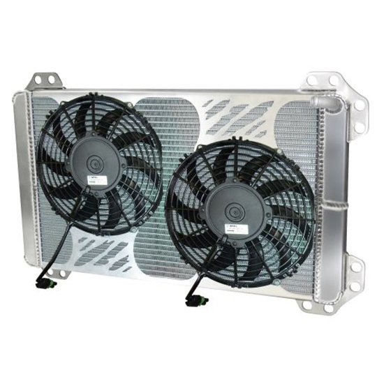 AFCO 80284PRO Heat Exchanger w/Fans for 2010-Up Ford Raptor/F-150