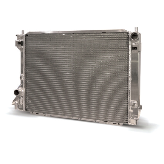 Afco 81281N 2005-09 Mustang GT Aluminum Radiator, Satin Finish