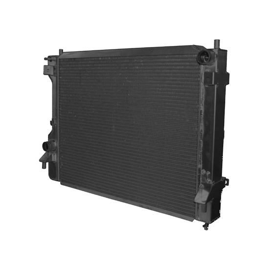 Afco 81283B 2010-Up Mustang Aluminum Radiator, Anodized Black Finish
