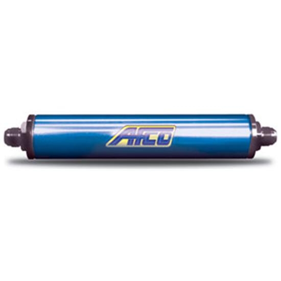 AFCO 84020-10 Fuel Filter Assembly - Stainless Steel Element/AN10 Ends