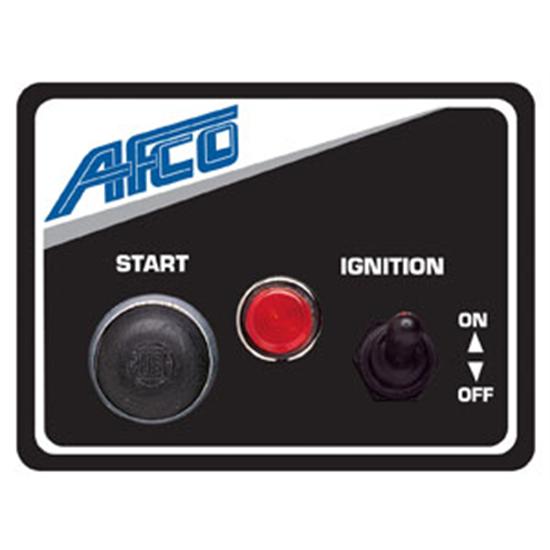 AFCO 85011B Starter Switch Panel with Light, 3 x 4 Inch
