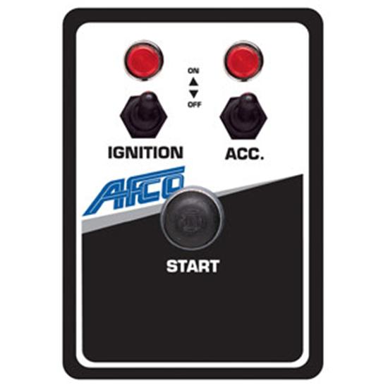 AFCO 85053B Starter Switch Panel with Lights, 4-1/8 x 5-7/8 Inch