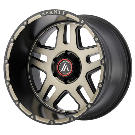 Asanti AB809-17905012NBK Off-Road Series Wheel, 17 x 9