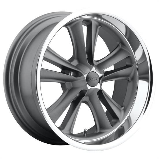 Foose Wheels F09918806545 Knuckle Wheel, 18x8, Matte Gun Metal