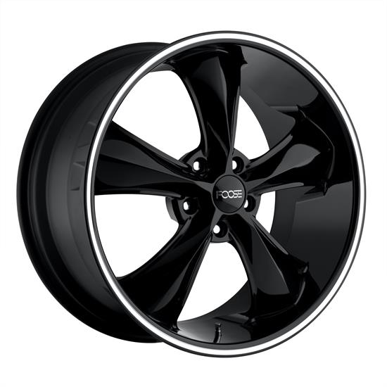Foose Wheels F10420856150 Legend Wheel, 20x8.5, Gloss Black
