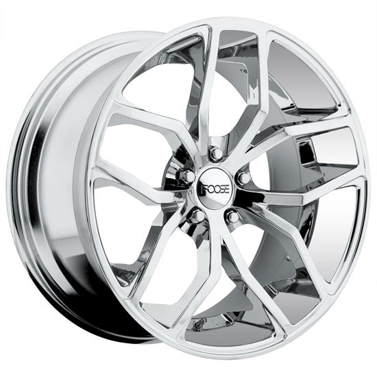 Foose Wheels F148208521+35 Outcast Wheel, 20x8.5, Chrome Plated