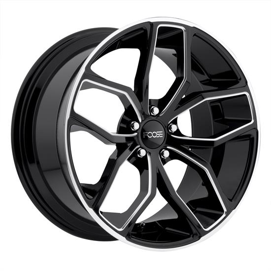 Foose Wheels F150208521+35 Outcast Wheel, 20x8.5, Gloss Black