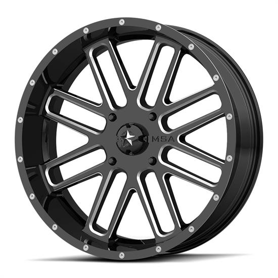MSA M35-020737M Bandit Series Wheel, 20 x 7