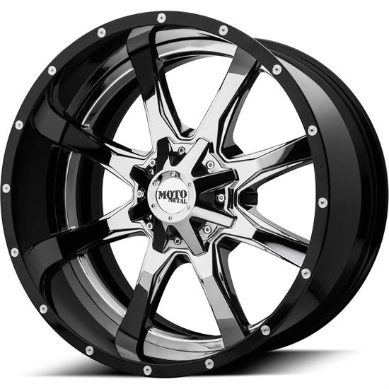 Moto Metal MO201-22125044NCB Wheel, 22 x 12