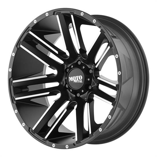 Moto Metal MO97821080524N Razor Series Wheel, 20 x 10