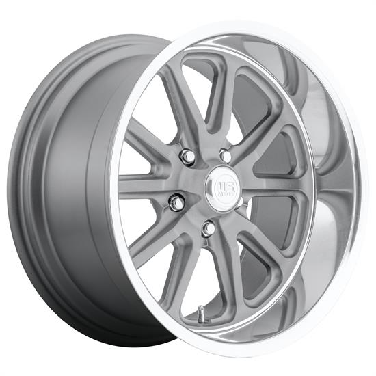 US Mags U11122907350 Rambler Wheel, 22x9, Matte Gun Metal
