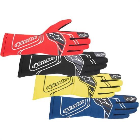 Alpinestars 3551623-790-XL Tech-1 Race v3 Gloves, Blue, X-Large