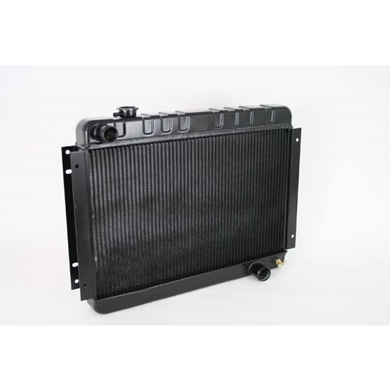 Dewitts 1239002M 1966-67 Chevelle SB/BB Direct Fit Radiator, Blk, Man