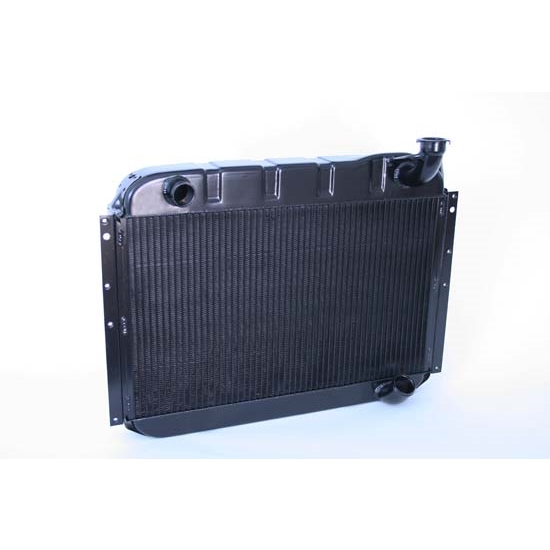 Dewitts 1239055M 1955-60 Corvette Direct Fit Radiator, Black, Manual