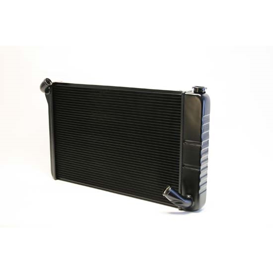 Dewitts 1239070M 1969-72 Corvette Direct Fit Radiator, Black, Manual