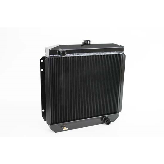 Dewitts 1248001M 1964-66 Mustang Direct Fit HP Radiator, Black, Man