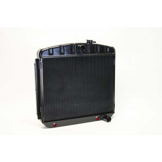 Dewitts 1249013A 1955-57 Chevy Direct Fit HP Radiator, Black, Auto