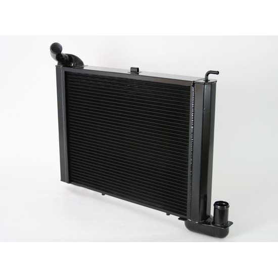 Dewitts 1249065M 1965 Corvette Direct Fit HP Radiator, Black, Manual