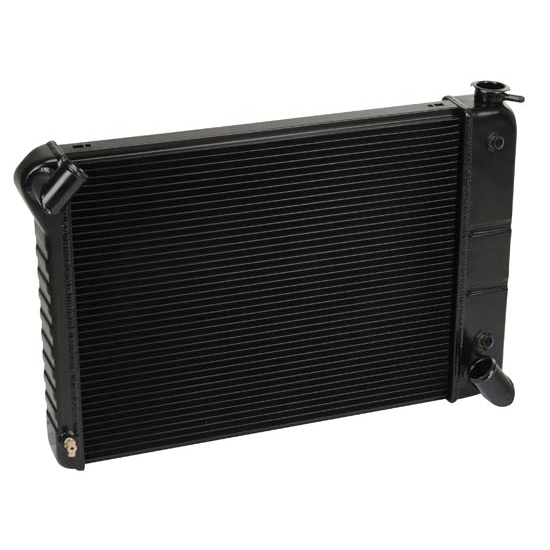 Dewitts 1249066A 1966-67 Corvette Direct Fit HP Radiator, Black, Auto