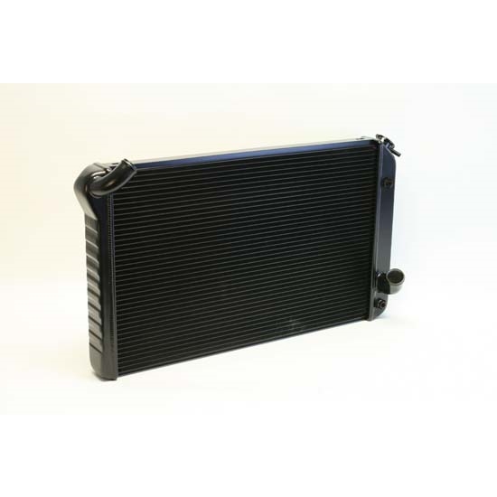 Dewitts 1249073A 1973-76 Corvette Direct Fit HP Radiator, Black, Auto