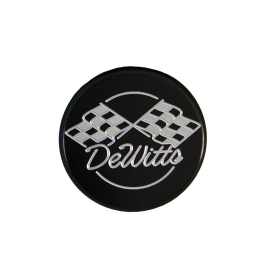 Dewitts 512B Billet Aluminum 15lb. Radiator Cap, Round, Black