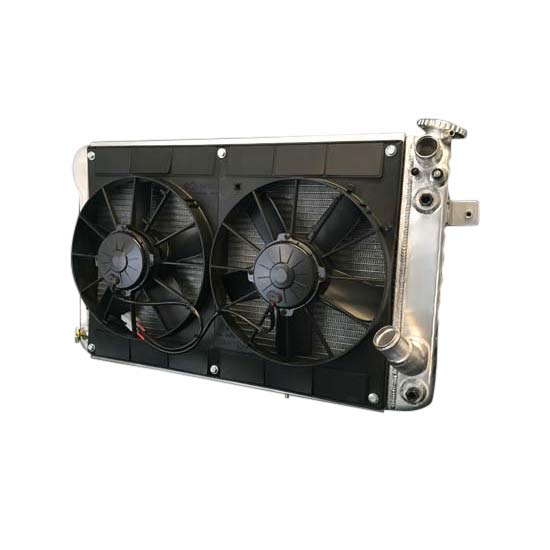 DeWitts 6139025A 1966-67 Corvette Mod. LS Conv. Radiator, Auto