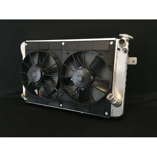 Dewitts 6139025M 1966-67 Corvette Mod. LS Conversion Radiator, Manual