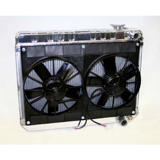 Dewitts 6339010M 1962-67 Chevy II SB/BB LS Conversion Radiator, Man