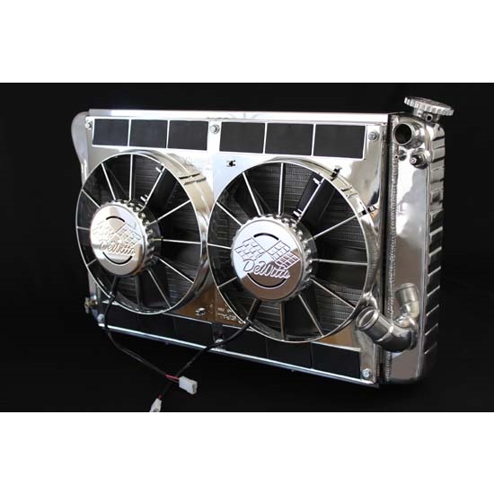 Dewitts 6339024M-C 1963-65 Corvette Mod. LS Conversion Radiator, Man